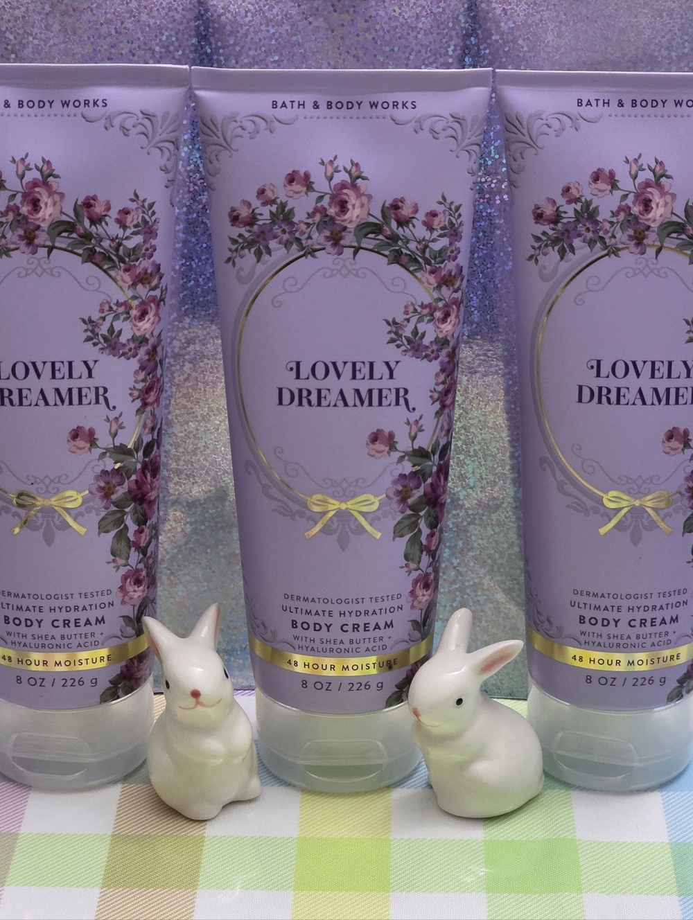 Bath & Body Works Lovely Dreamer Ultimate Hydration Body Cream Set of 3 New RARE